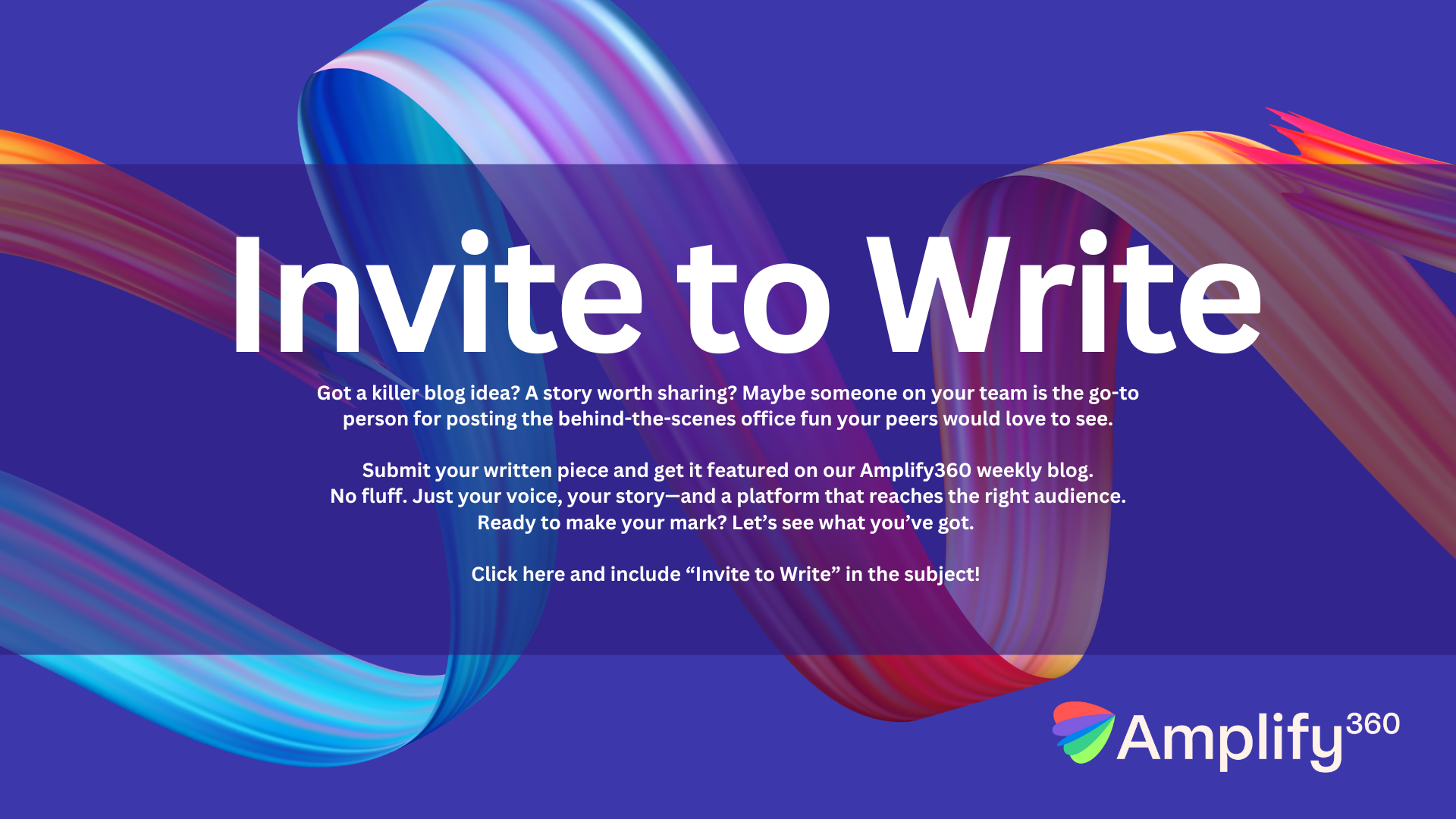 Invite to Write