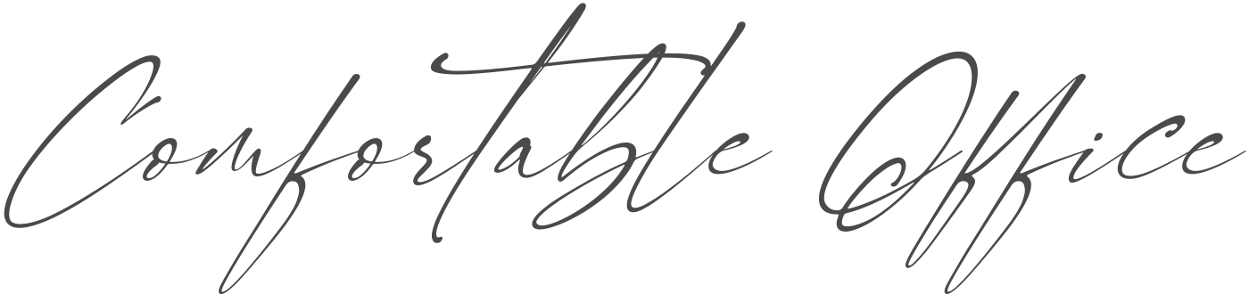 Comfortable Office signature font