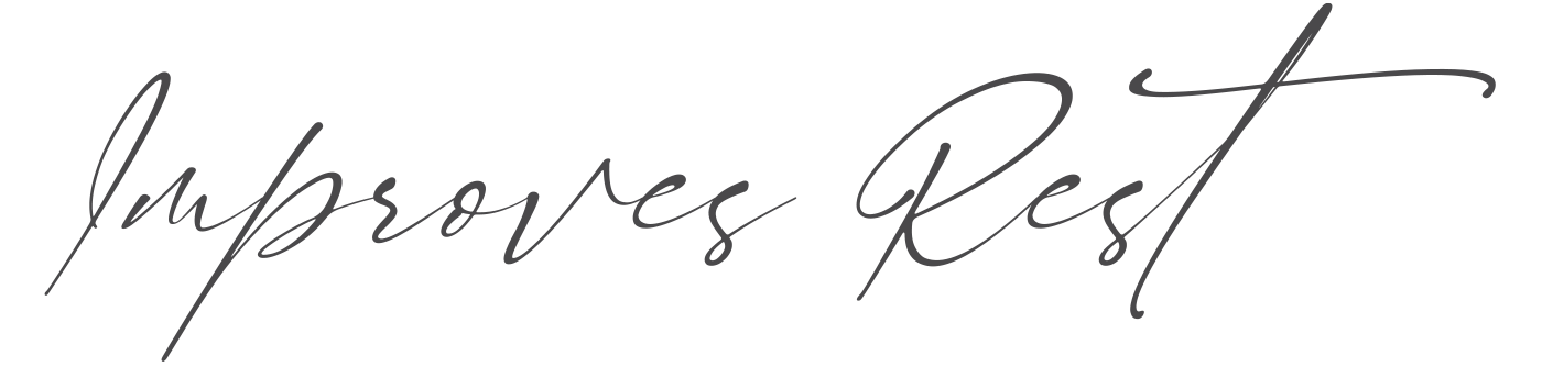 signature font saying improves rest