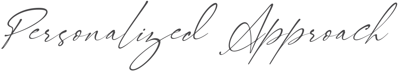 Personalized Approach signature font