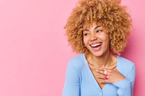 girl smiling