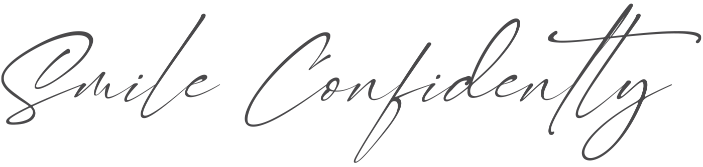 signature font saying smile confidently