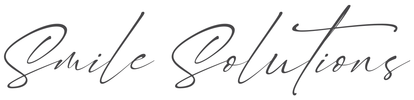 signature font saying with smile solutions