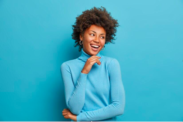 girl smiling