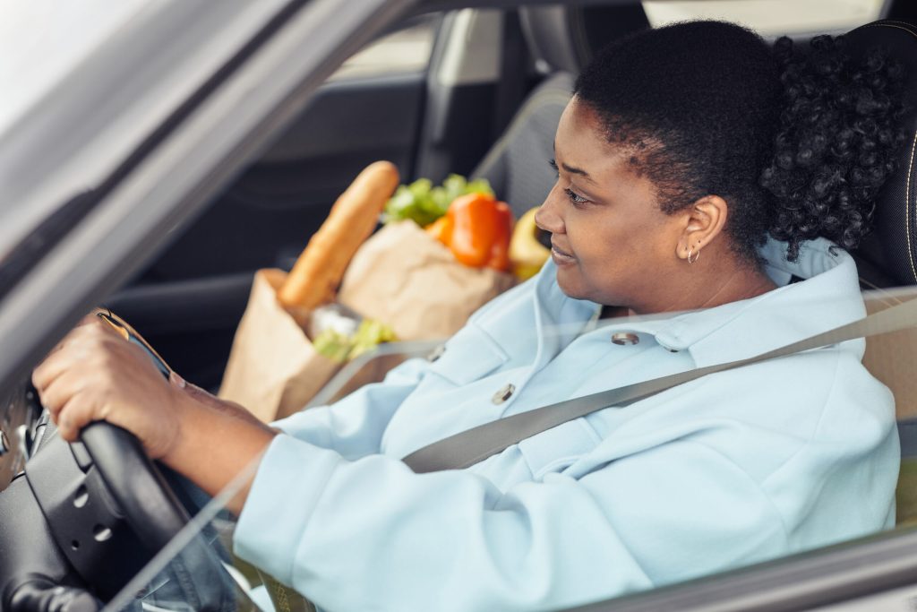young woman who is ready to drive after gastric sleeve surgery