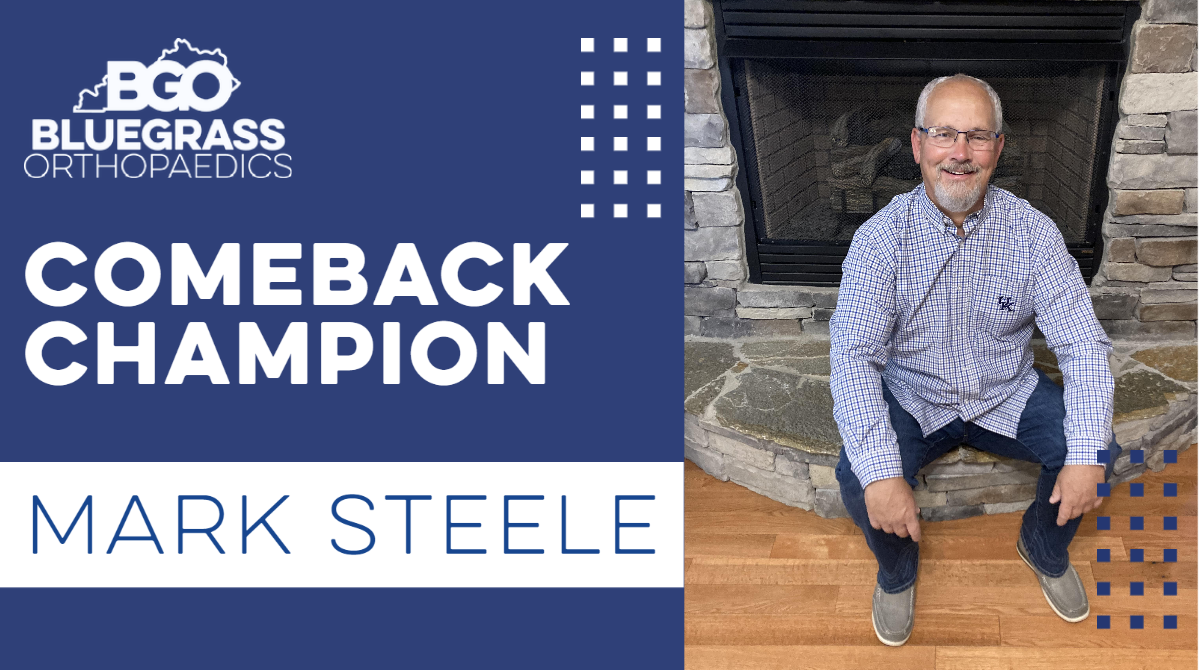 Comeback Champion Mark Steele Bluegrass Orthopaedics