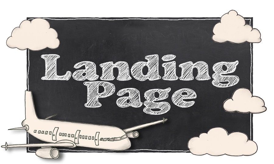 Landing page design