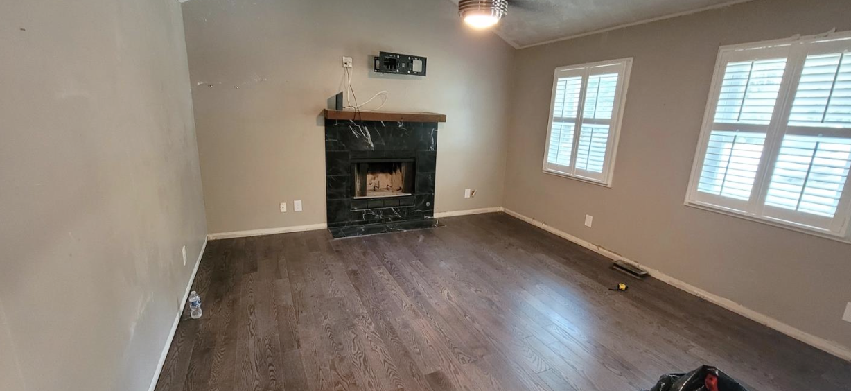 Prefinished solid 3/4-inch hardwood nail-down installation in Canton, GA by Concept Flooring