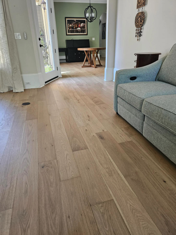Newly installed residential flooring completed start to finish by Concept Flooring in the greater Atlanta area