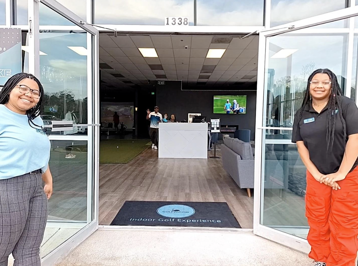 4,156 sq ft Shaw commercial LVP installed in Woodstock, GA retail store by Concept Flooring