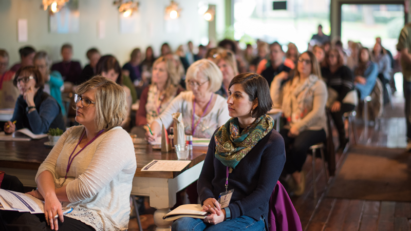 Thistle Farms hosts an educational workshop at their Thistle Stop Cafe. 