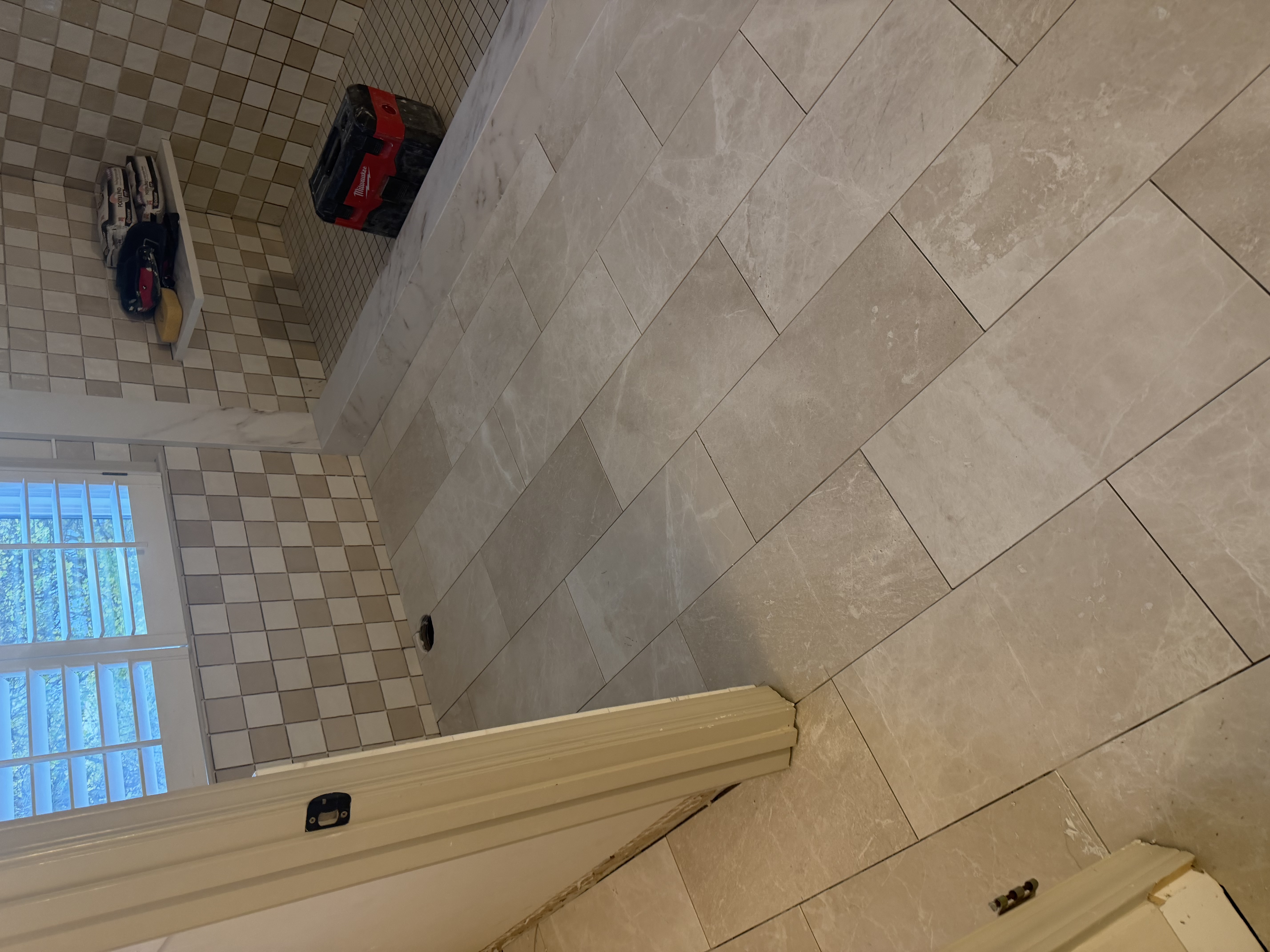 Tile installation in another room of the home