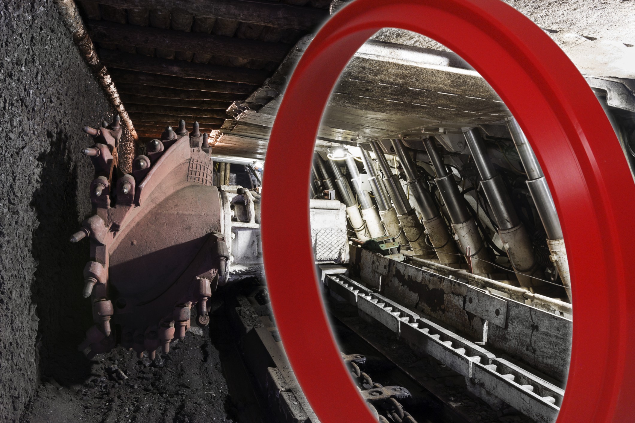 Rod wiper for mining equipment