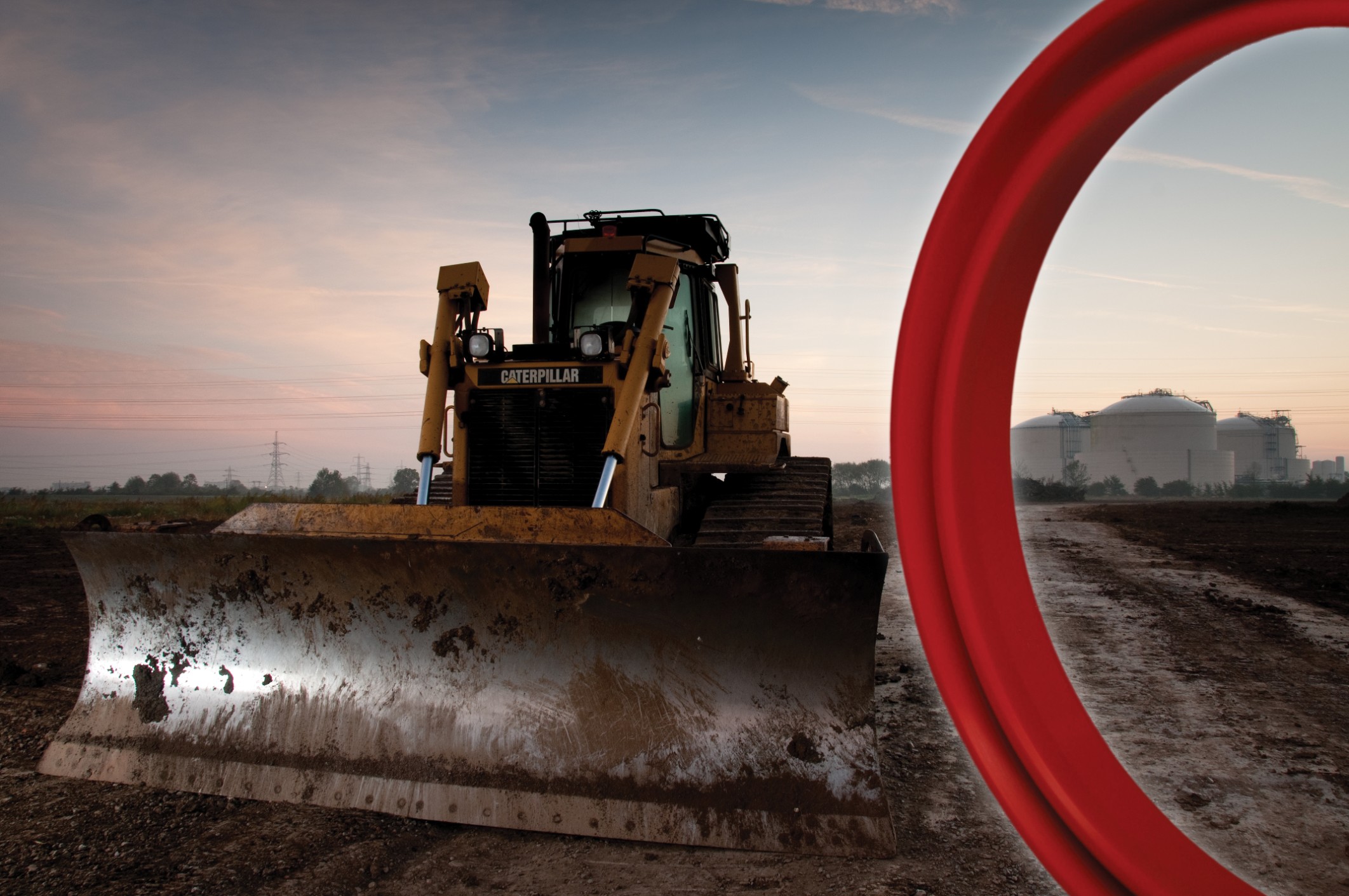 Seal for bulldozer equipment