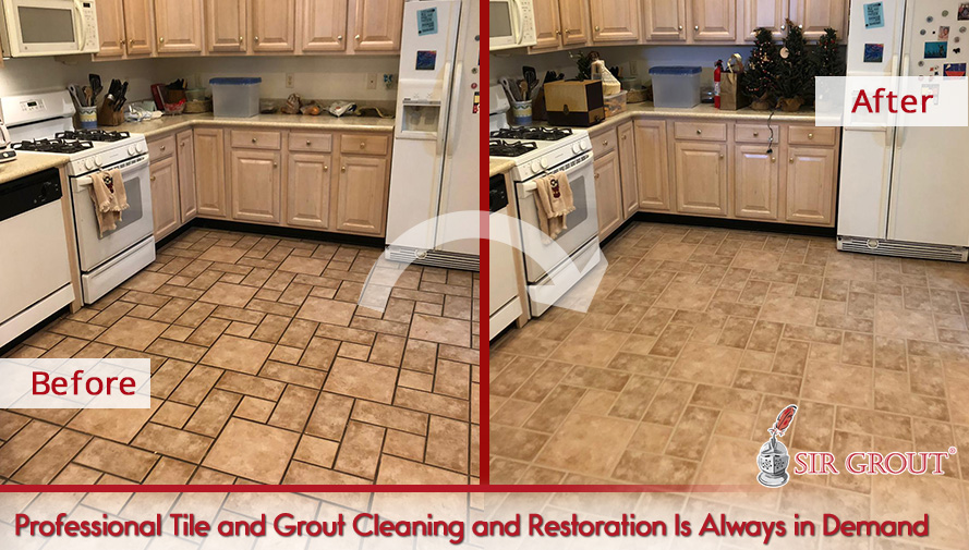 Professional tile and grout cleaning and restoration is always in demand