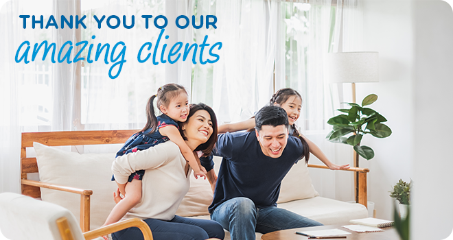 Thank You to Our Amazing Clients