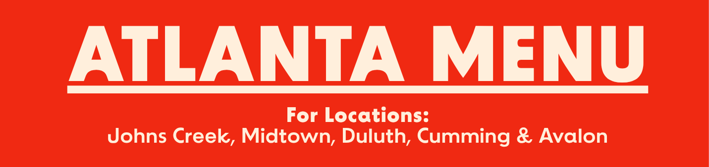 Georgia Menu