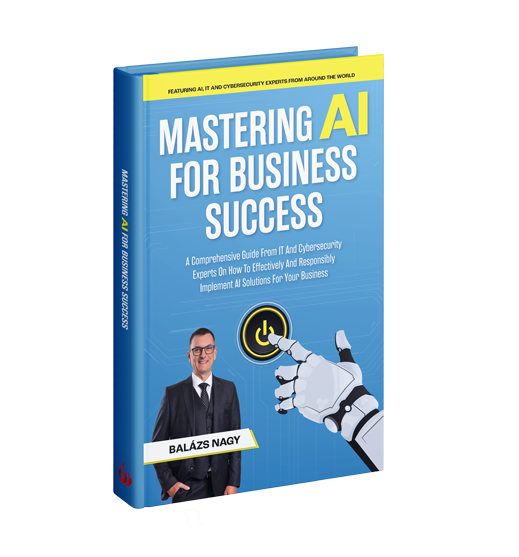 Book cover titled mastering AI