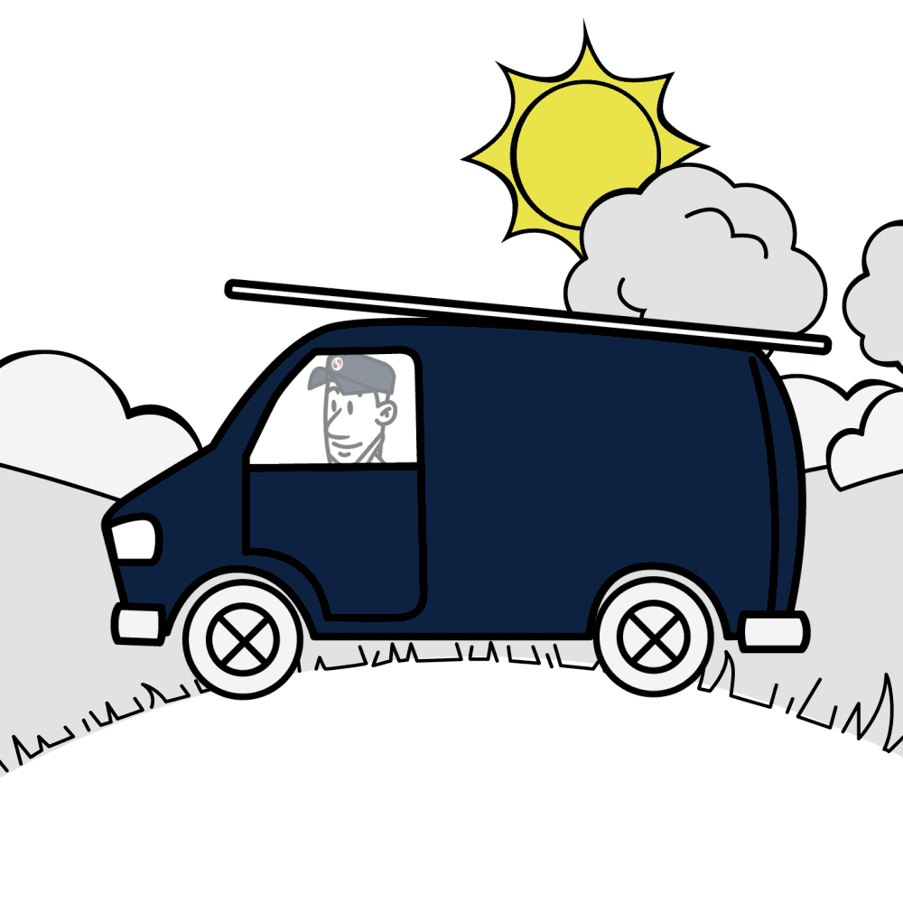 We'll Arrive on time and Ready to Work