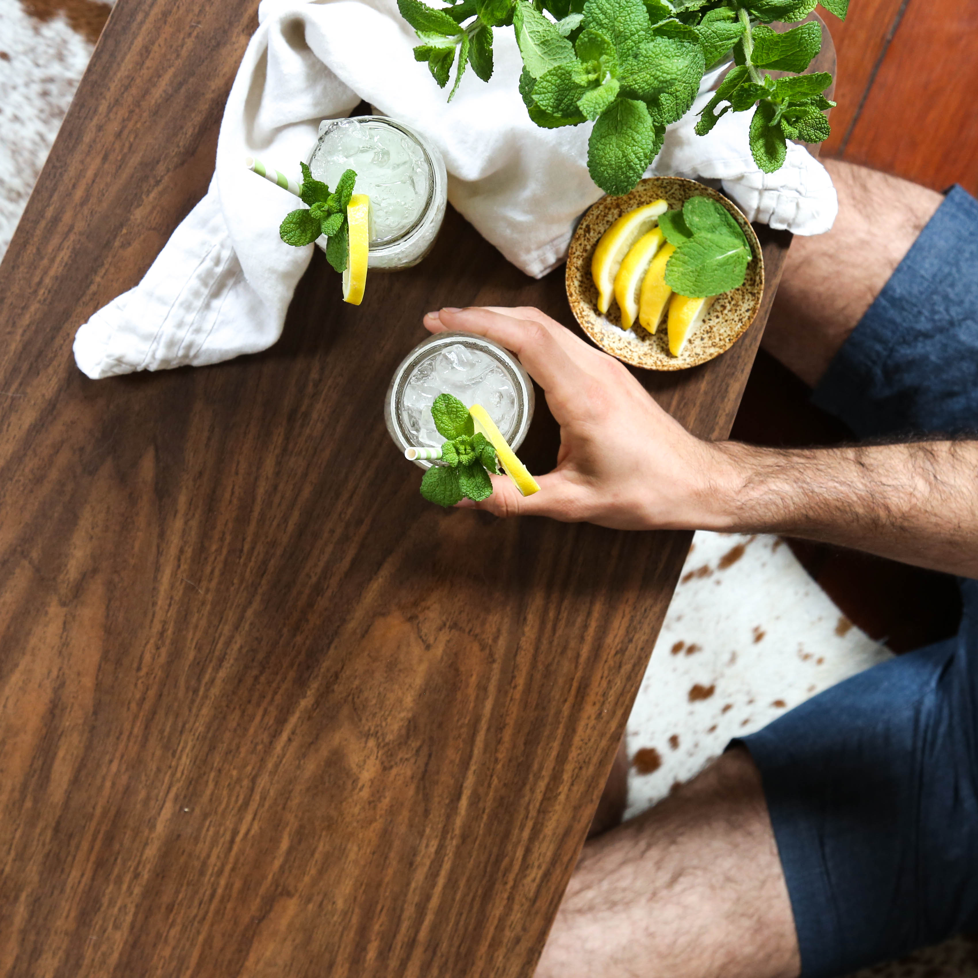 Sparkling Lavender + Black Tea Gin Cocktail (“"Sweet Tea Cocktail