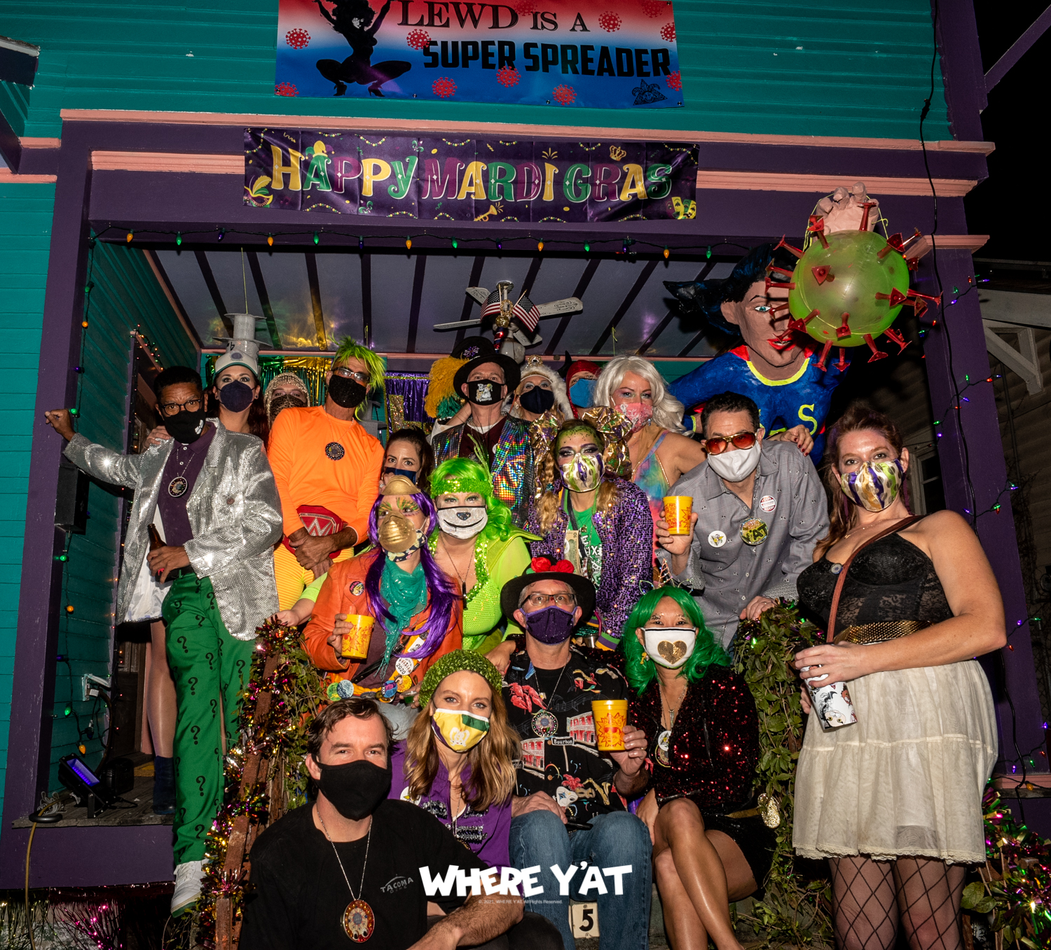 Krewe of House Floats 2021, part 1 Where Y'at New Orleans